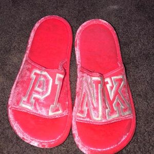 Pink slippers
